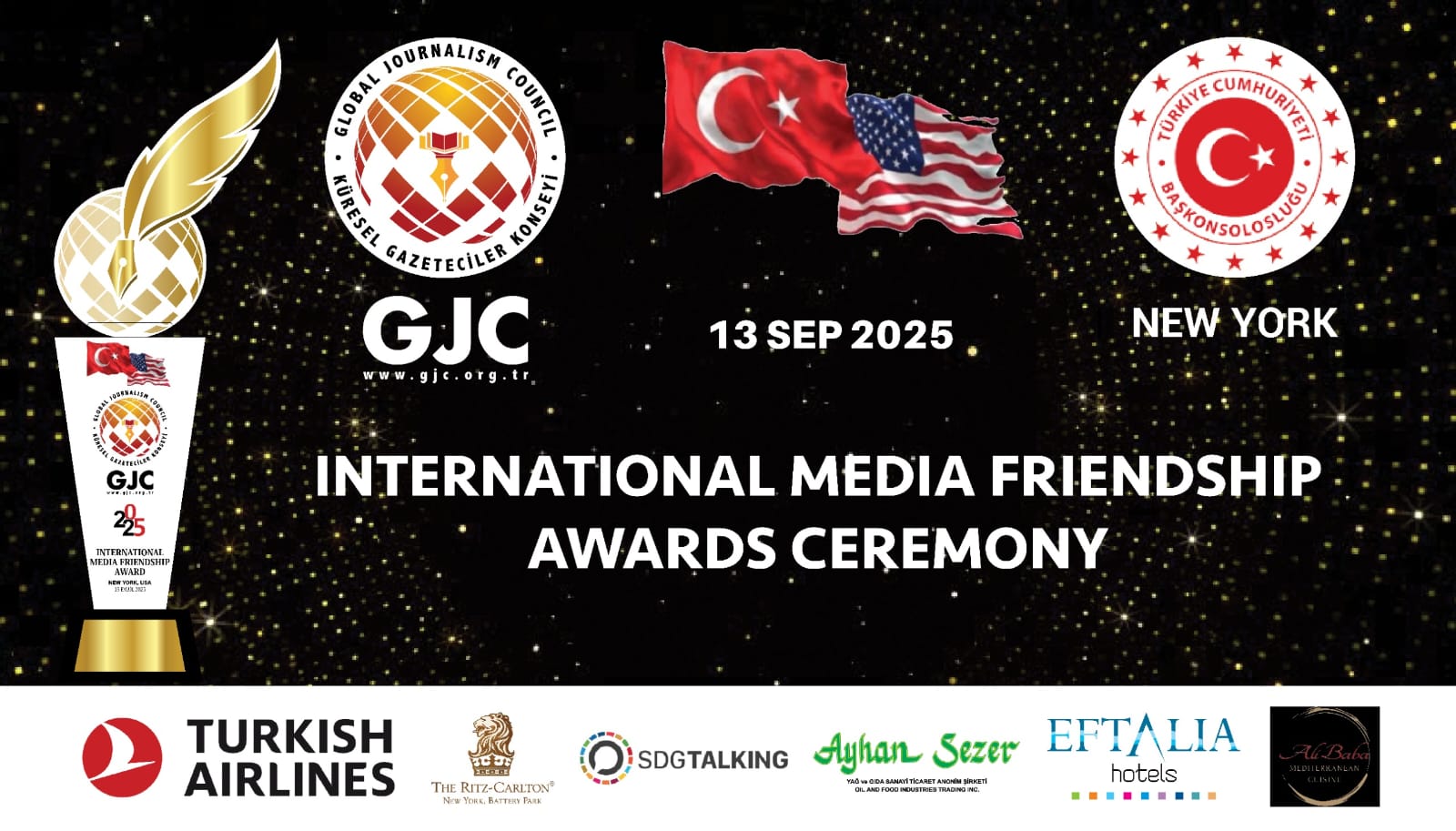 GJC Award Ceremony and Exhibition in New York on September 13